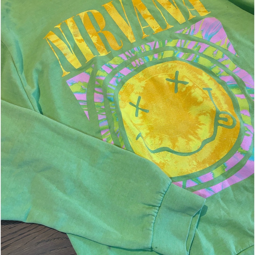 Unisex XL Nirvana Green Crewneck